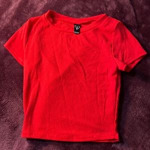 Red Windsor Crop top